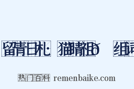 留青日札·猫睛祖𭹃琭组词是什么意思的图片